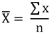 averages formula