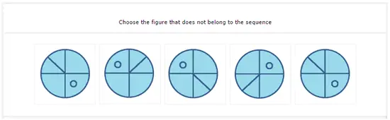 Abstract Reasoning Practice Question - Odd One Out