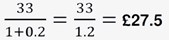 reversed percentage example numerical